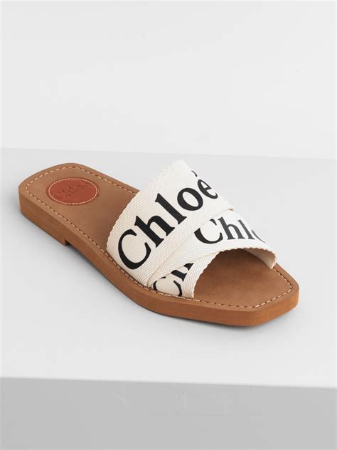 chloe flat mule sandals|chloe woody mules.